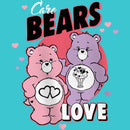 Girl's Care Bears Valentine's Day Love-a-Lot Bear and Share Bear Love T-Shirt