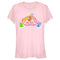 Junior's Care Bears Valentine's Day Be My Valentine Rainbow T-Shirt