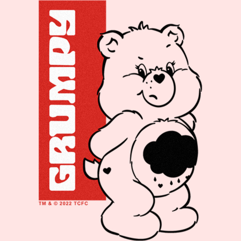 Toddler's Care Bears Grumpy Bear Name Tag T-Shirt