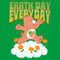Junior's Care Bears Earth Day Everyday Forest Friend Bear T-Shirt