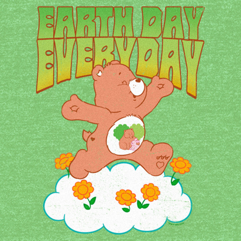 Girl's Care Bears Earth Day Everyday Forest Friend Bear T-Shirt