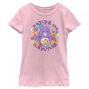 Girl's Care Bears Nature Is Our Future Harmony Bear T-Shirt