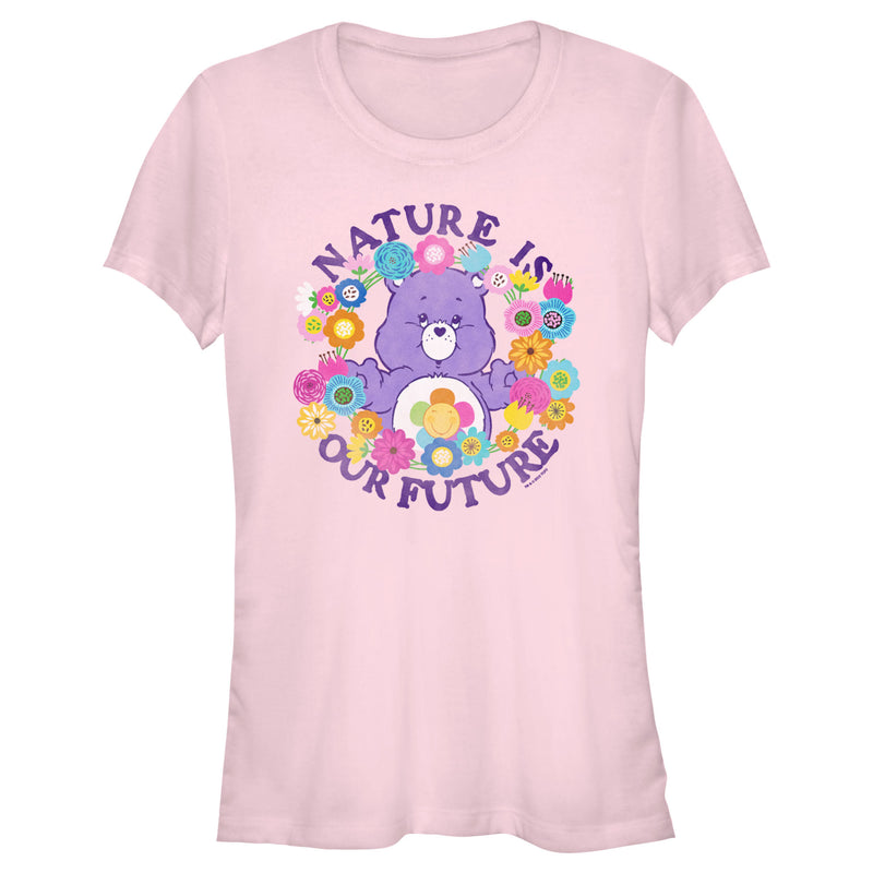 Junior's Care Bears Nature Is Our Future Harmony Bear T-Shirt