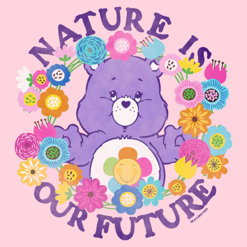 Junior's Care Bears Nature Is Our Future Harmony Bear T-Shirt