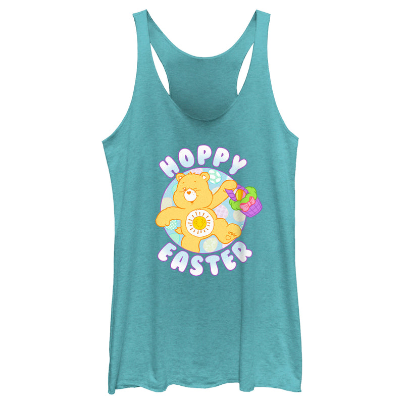 Women's Care Bears Hoppy Easter Funshine Racerback Tank Top