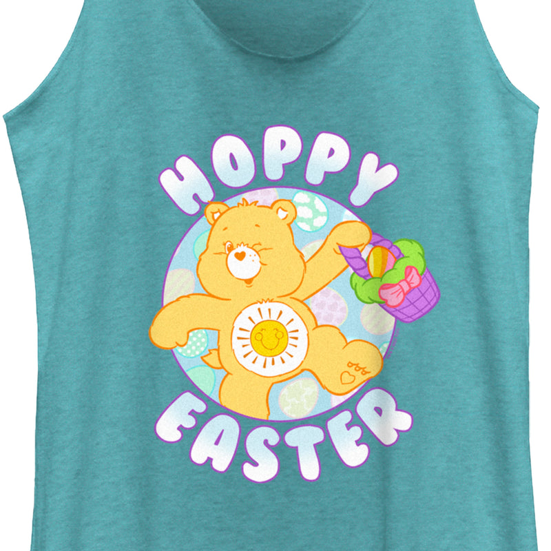 Women's Care Bears Hoppy Easter Funshine Racerback Tank Top