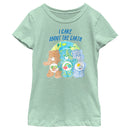 Girl's Care Bears I Care About the Earth T-Shirt