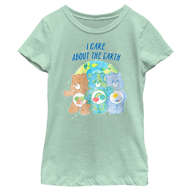 Girl's Care Bears I Care About the Earth T-Shirt