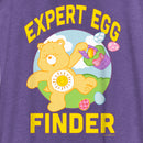 Women's Care Bears Expert Egg Finder Racerback Tank Top