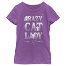 Girl's Aristocats Crazy Cat Lady T-Shirt