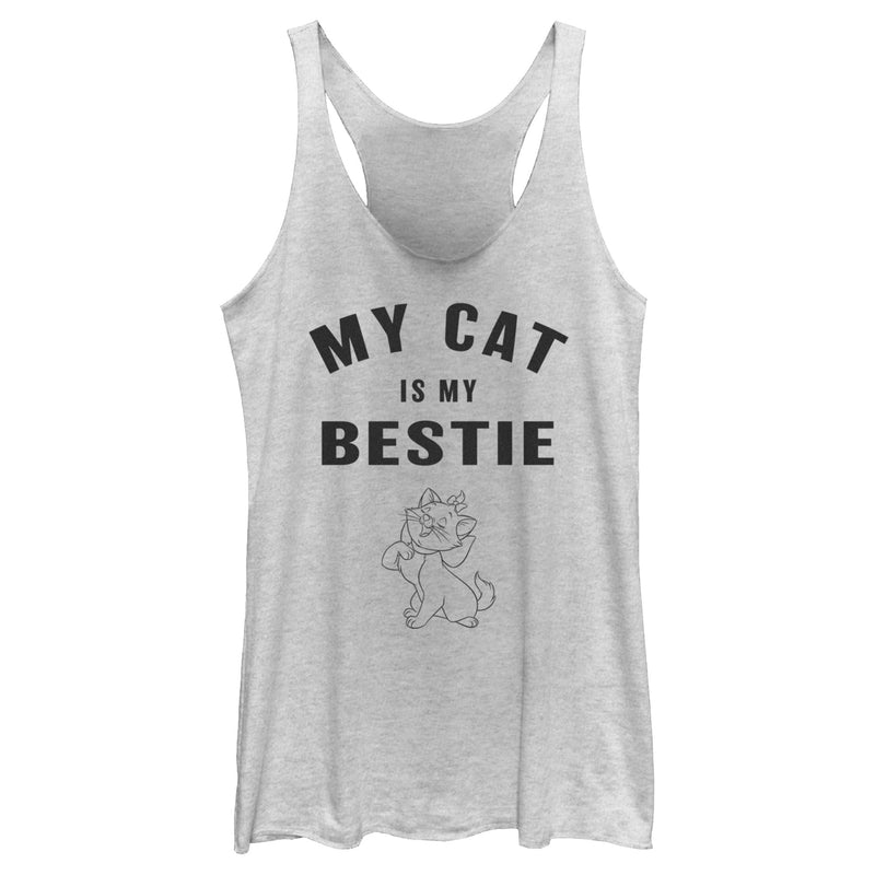 Women's Aristocats Marie My Cat Is My Bestie Racerback Tank Top