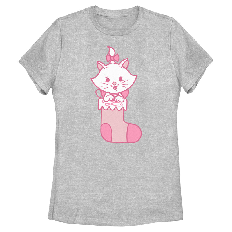 Women's Aristocats Marie Christmas Stocking T-Shirt