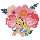 Infant's Alice in Wonderland Smiley Flowers Onesie