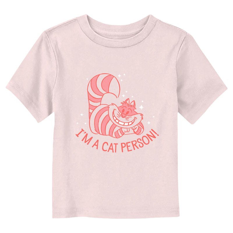 Toddler's Alice in Wonderland Cheshire Cat I'm a Cat Person T-Shirt