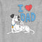 Toddler's One Hundred and One Dalmatians Pongo and Lucky I Love Dad T-Shirt