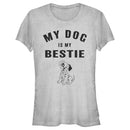 Junior's One Hundred and One Dalmatians My Dog is my Bestie T-Shirt