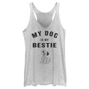 Women's One Hundred and One Dalmatians My Dog is my Bestie Racerback Tank Top