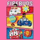 Girl's Firebuds Comic Panels Buds T-Shirt