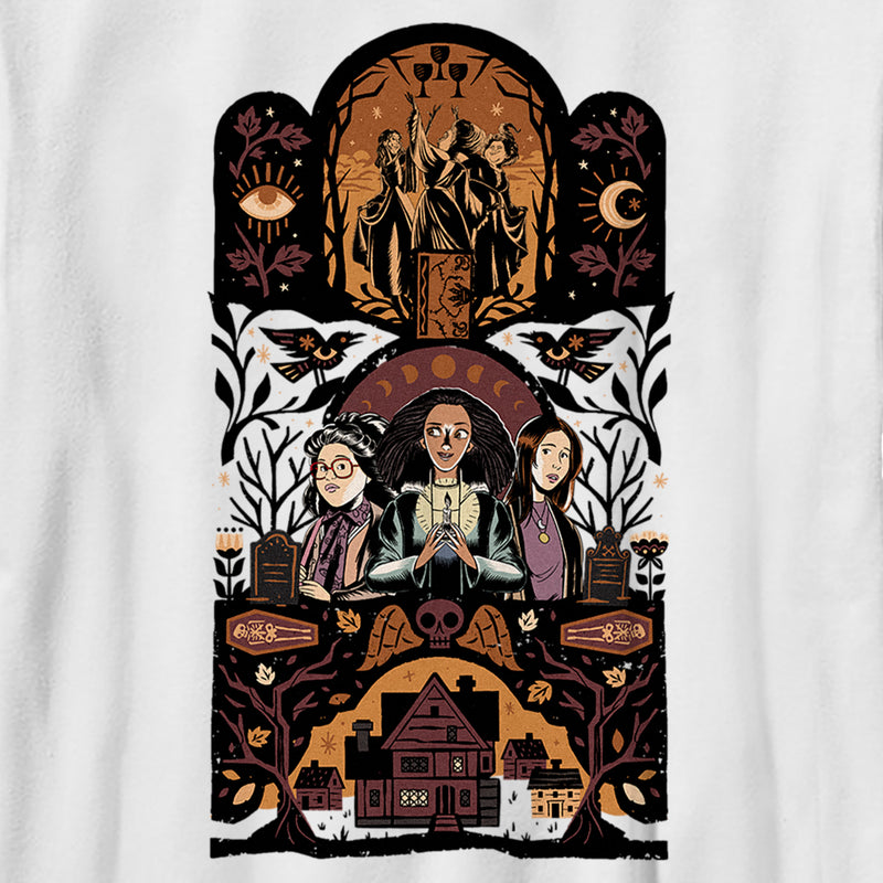 Boy's Hocus Pocus 2 Ornate Ritual Poster T-Shirt