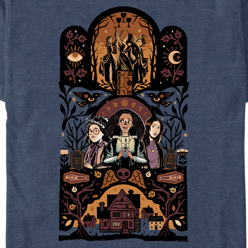 Men's Hocus Pocus 2 Ornate Ritual Poster T-Shirt