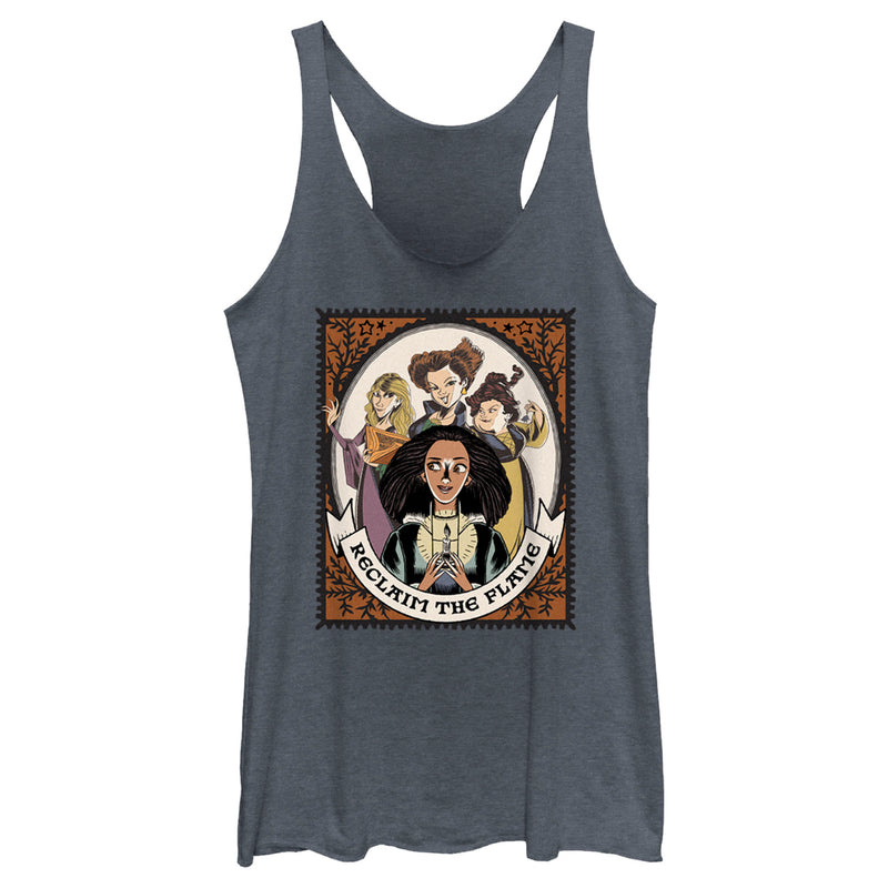 Women's Hocus Pocus 2 Reclaim the Flame Stamp Racerback Tank Top