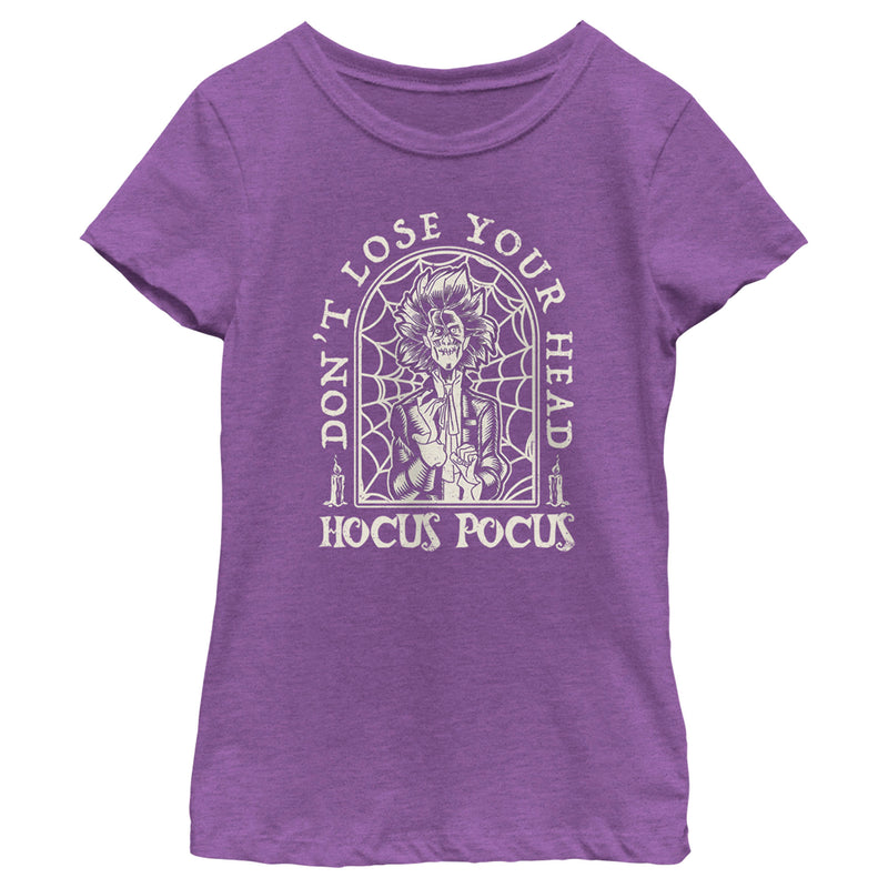 Girl's Hocus Pocus 2 Billy Butcherson Lose Your Head T-Shirt