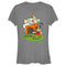 Junior's Mickey & Friends Halloween Retro Mickey Mouse Creepin' it Real T-Shirt