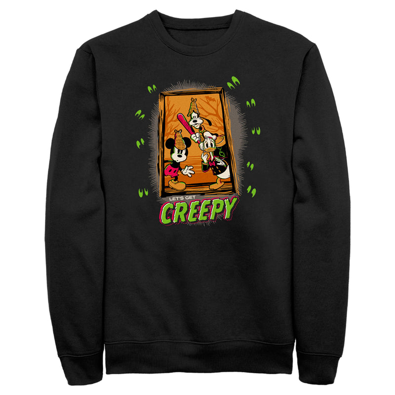 Men's Mickey & Friends Halloween Let's Get Creepy Sweatshirt