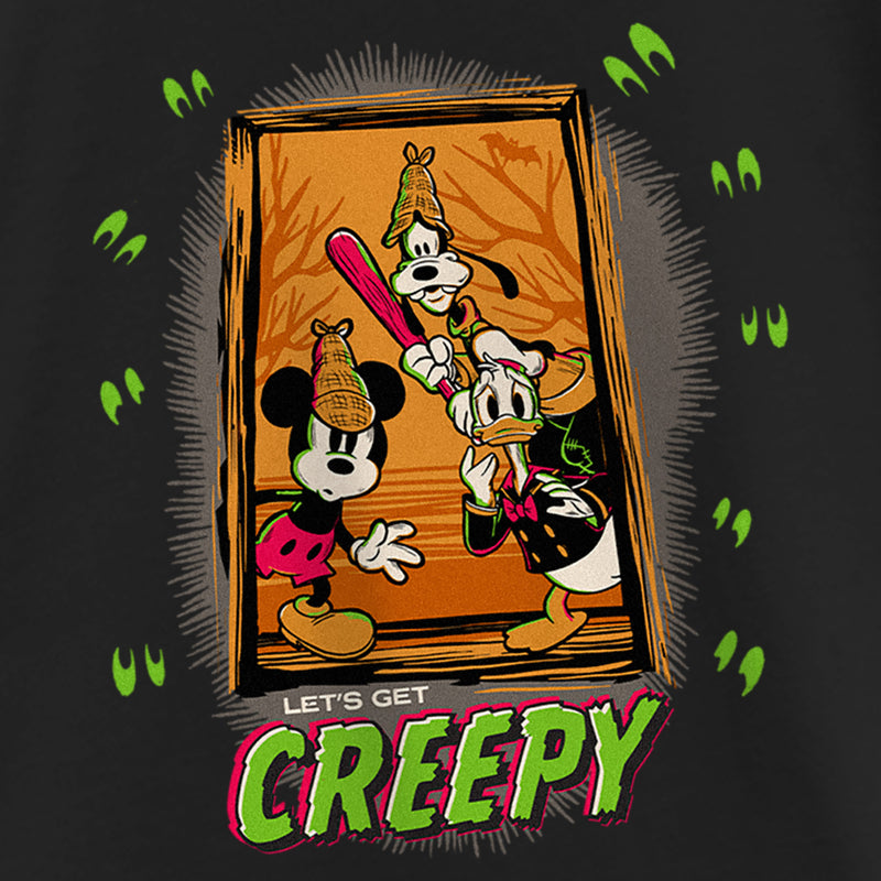 Girl's Mickey & Friends Halloween Let's Get Creepy T-Shirt