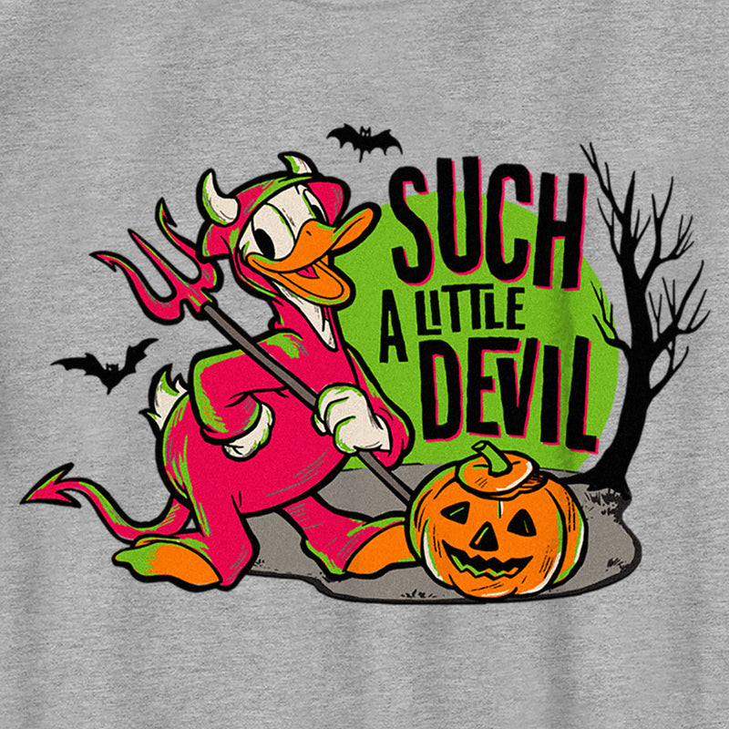 Boy's Mickey & Friends Halloween Donald Duck Such a Little Devil T-Shirt