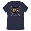 Women's Hocus Pocus Amuck Witch Circle T-Shirt