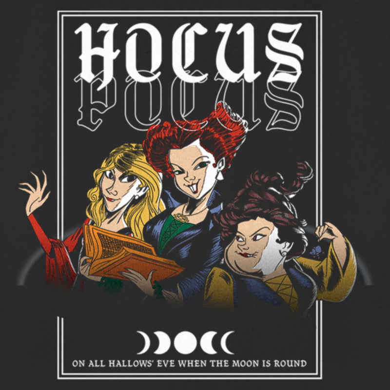 Women's Hocus Pocus Round Moon T-Shirt