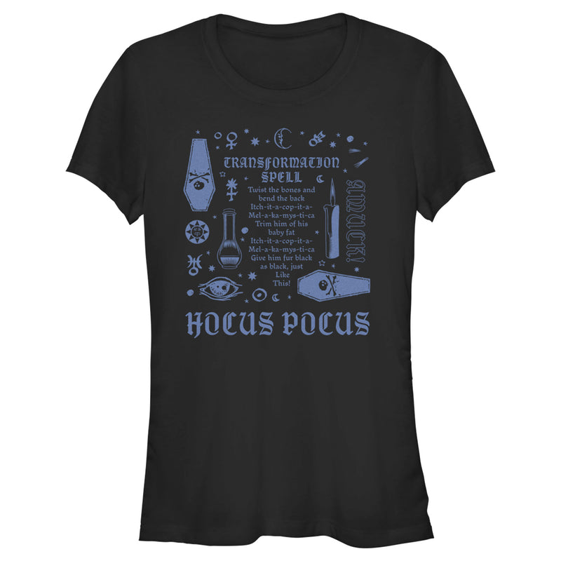 Junior's Hocus Pocus Transformation Spell T-Shirt