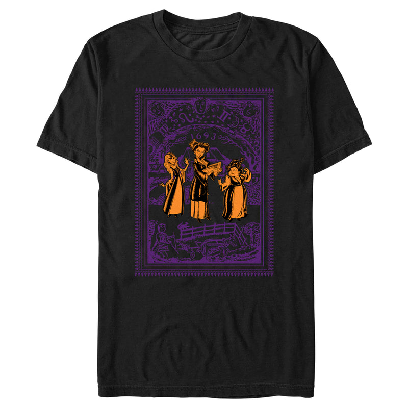 Men's Hocus Pocus Vintage Witches Print T-Shirt