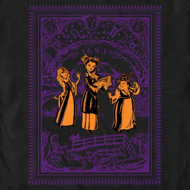 Men's Hocus Pocus Vintage Witches Print T-Shirt