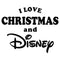 Men's Disney I Love Christmas Logo T-Shirt