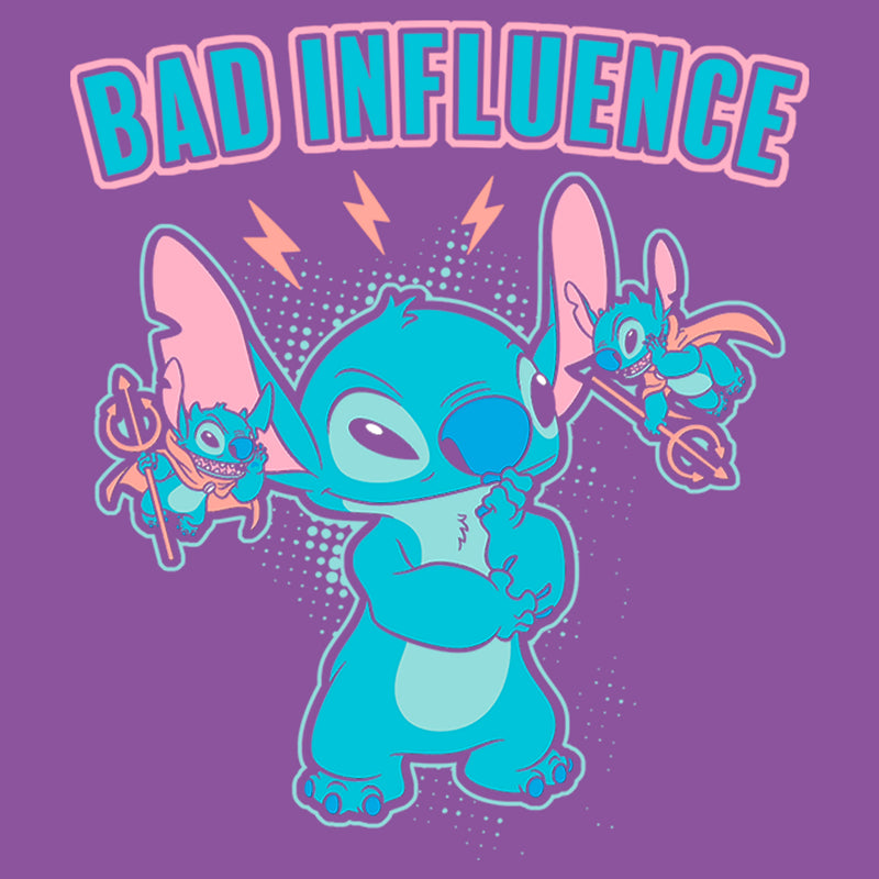 Girl's Lilo & Stitch Bad Influence T-Shirt