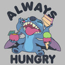 Girl's Lilo & Stitch Always Hungry Stitch T-Shirt