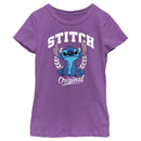 Girl's Lilo & Stitch Original Collegiate Stitch T-Shirt