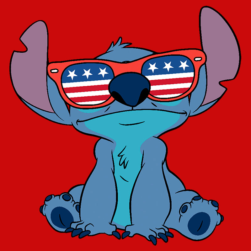 Boy's Lilo & Stitch American Flag Sunglasses Stitch T-Shirt