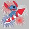 Girl's Lilo & Stitch Firework Rocket Ride for Stitch T-Shirt