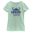 Girl's Lilo & Stitch Birthday Girl Stitch T-Shirt