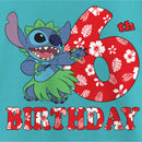 Girl's Lilo & Stitch 6th Birthday Hula Dance T-Shirt