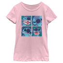 Girl's Lilo & Stitch Cute Portraits T-Shirt