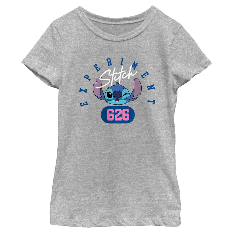 Girl's Lilo & Stitch Experiment 626 Cute Face T-Shirt