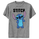 Boy's Lilo & Stitch Bashful Portrait Stitch Performance Tee