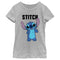 Girl's Lilo & Stitch Bashful Portrait Stitch T-Shirt