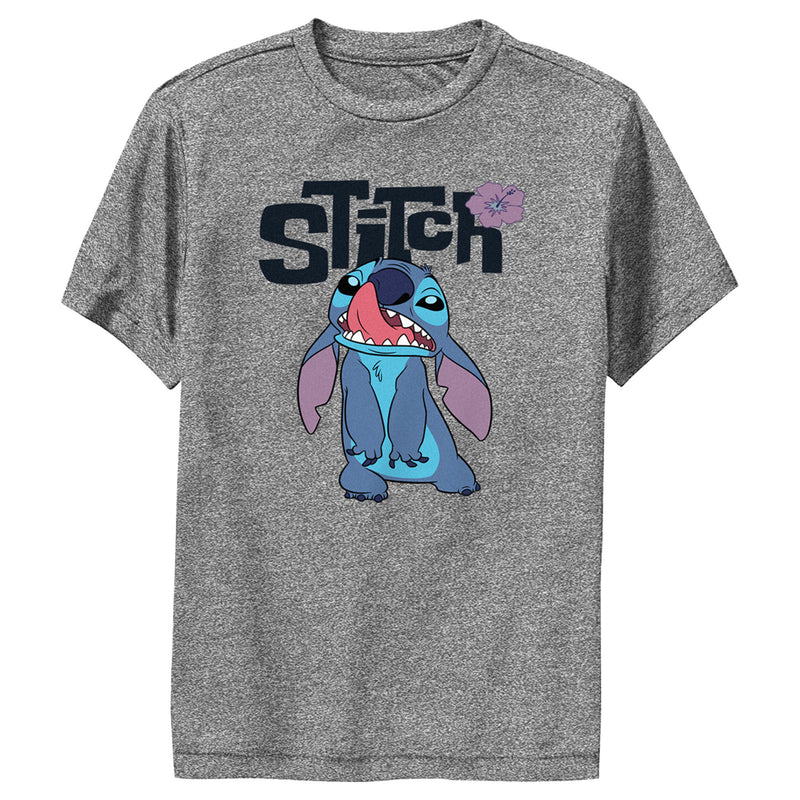 Boy's Lilo & Stitch Nose Picker Stitch Performance Tee