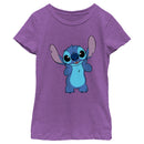 Girl's Lilo & Stitch Bashful Stitch T-Shirt