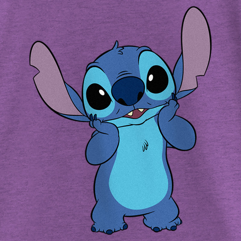 Girl's Lilo & Stitch Bashful Stitch T-Shirt